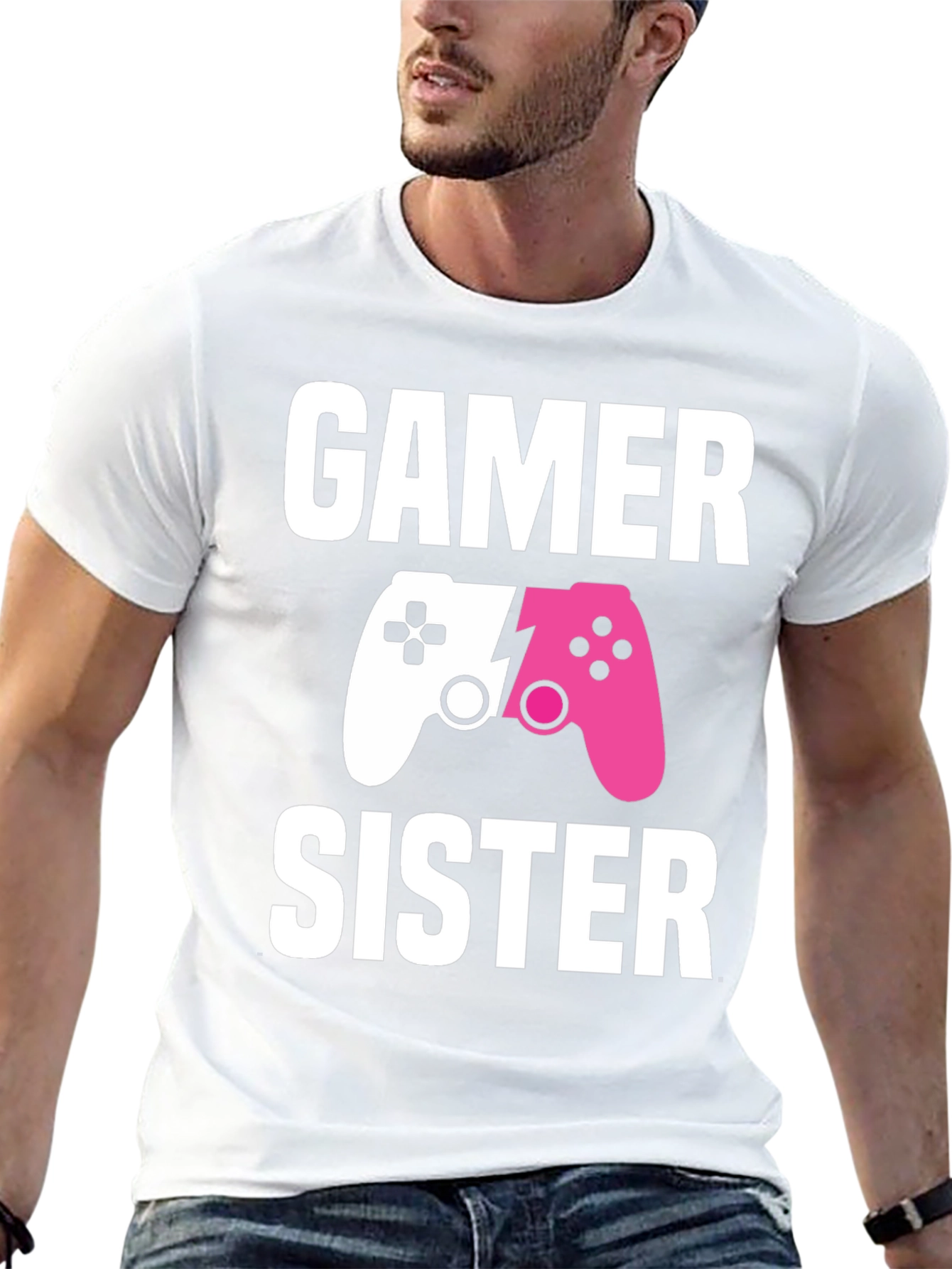 Gamer Sister T-Shirt | Matching Game Controller Tee