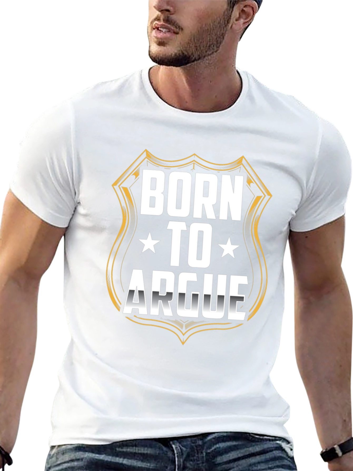 Born to Argue Graphic Tee - Black T-Shirt
