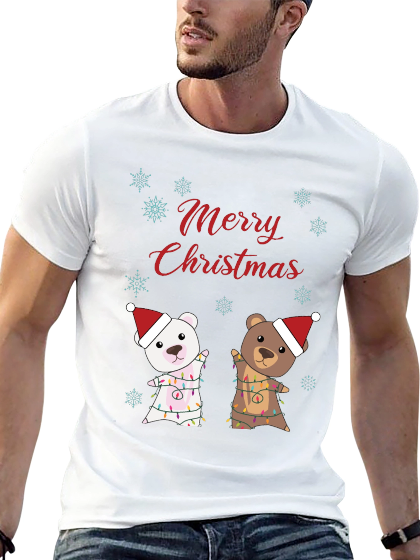 Merry Christmas Bear T-Shirt