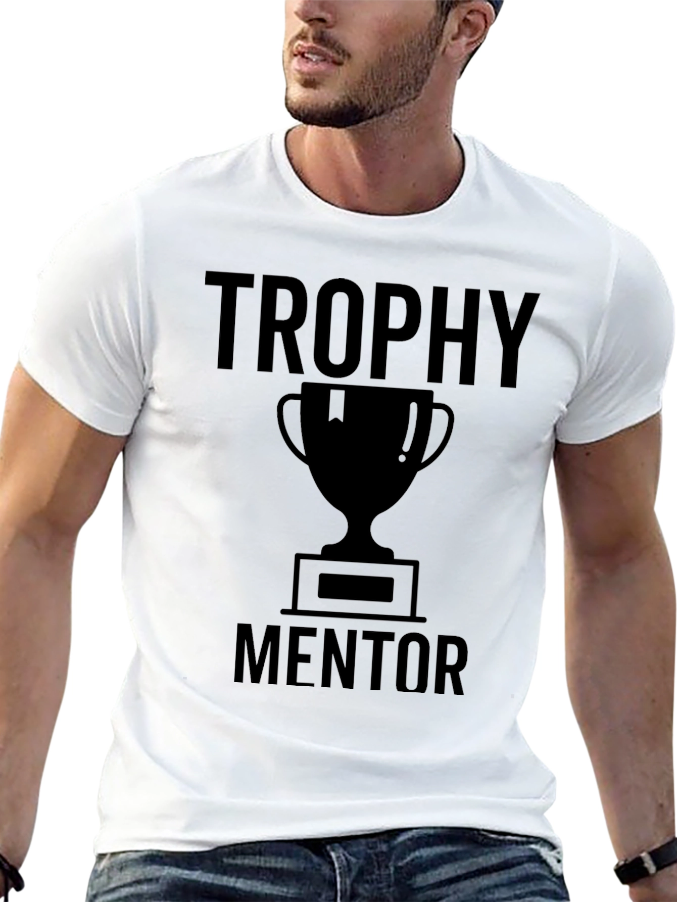 Trophy Mentor T-Shirt - Achievement & Guidance