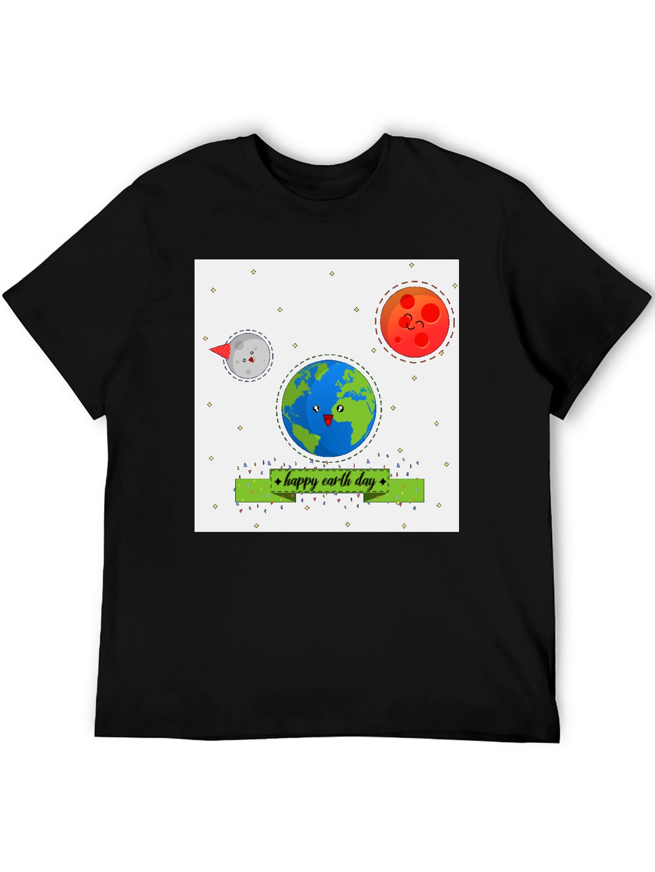 Happy Earth Day Cartoon T-Shirt