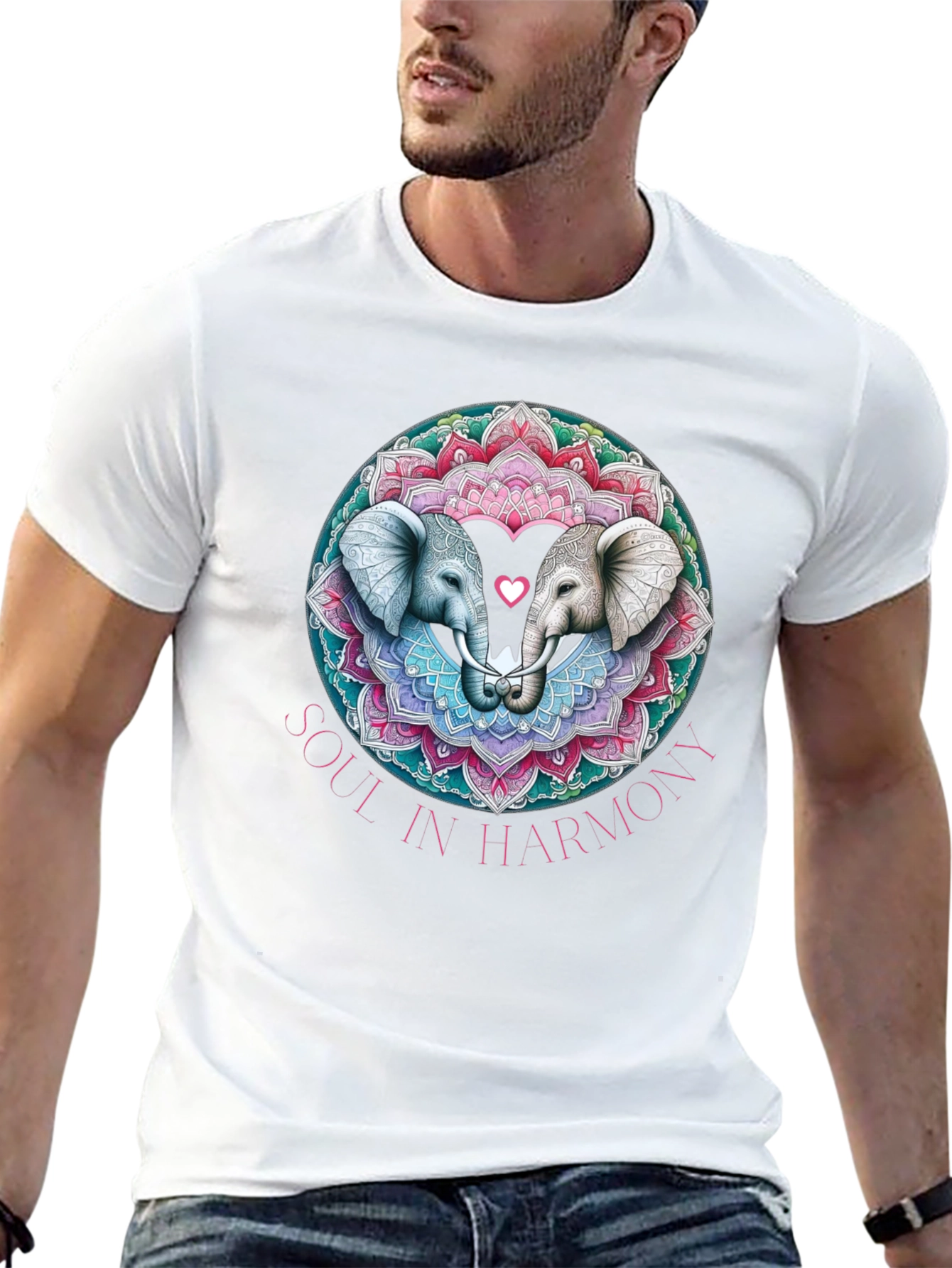 Soul in Harmony Elephant Graphic Tee