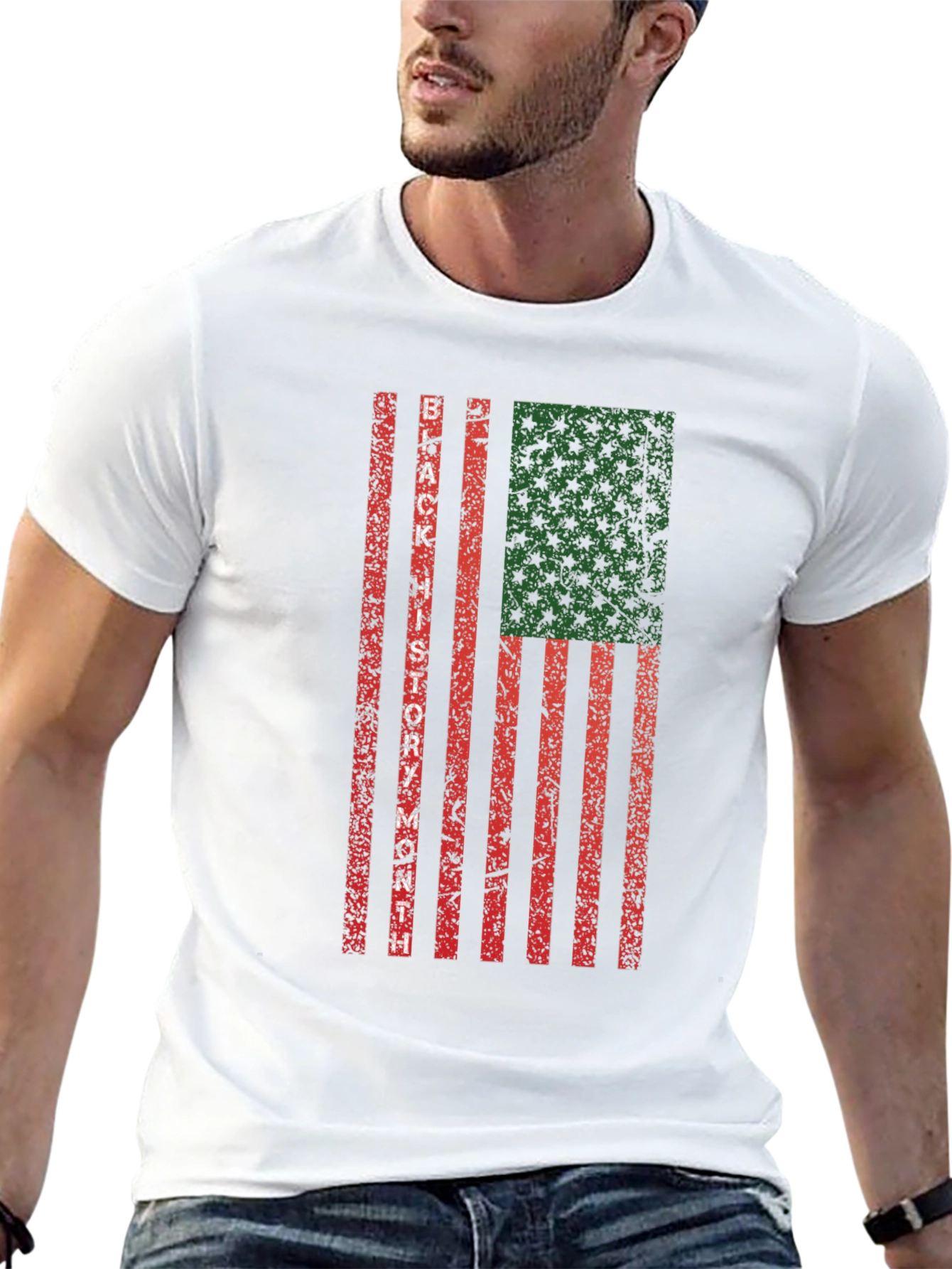 Black History Month Flag T-Shirt