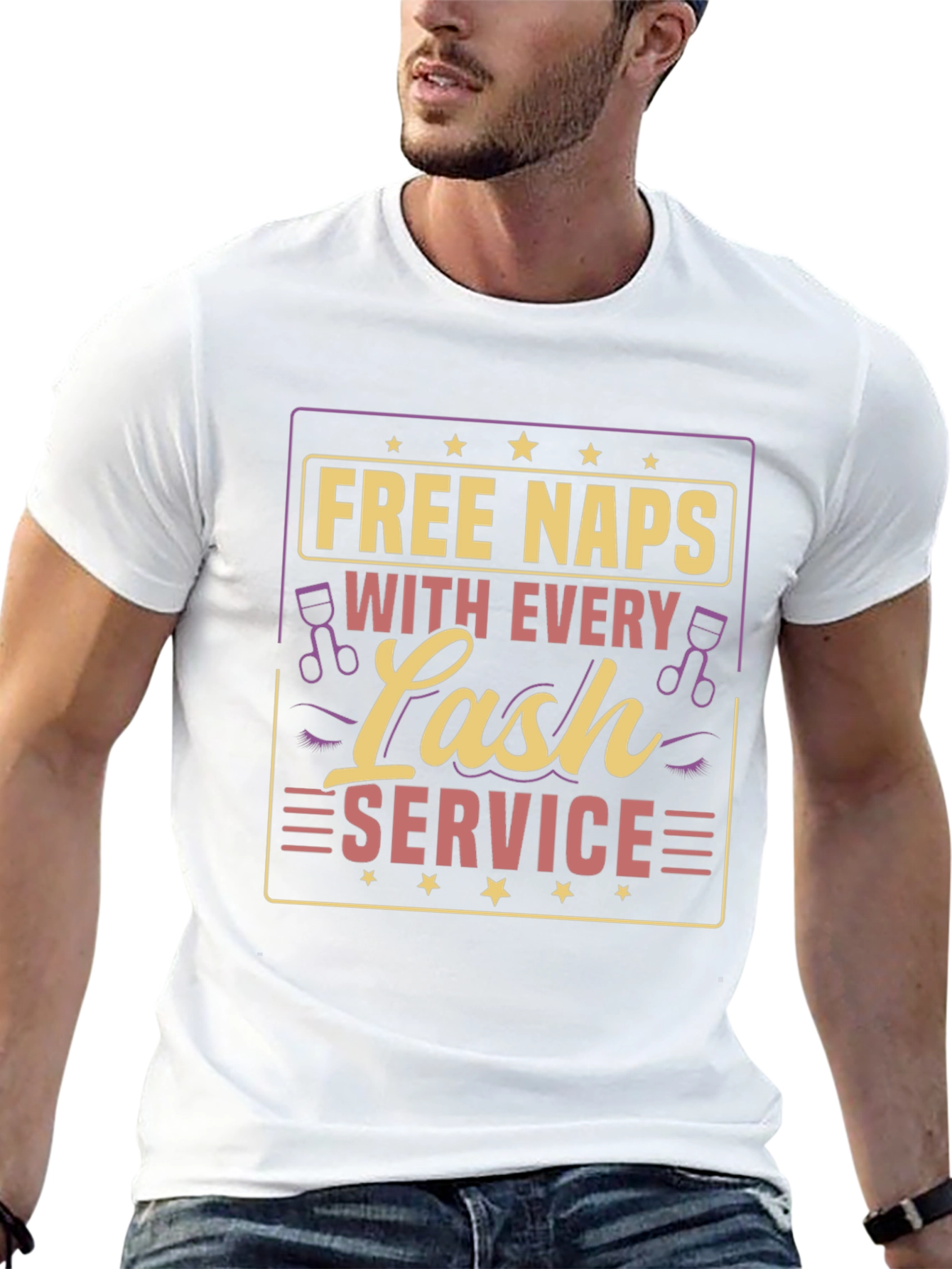 Free Naps Lash Service Graphic T-Shirt