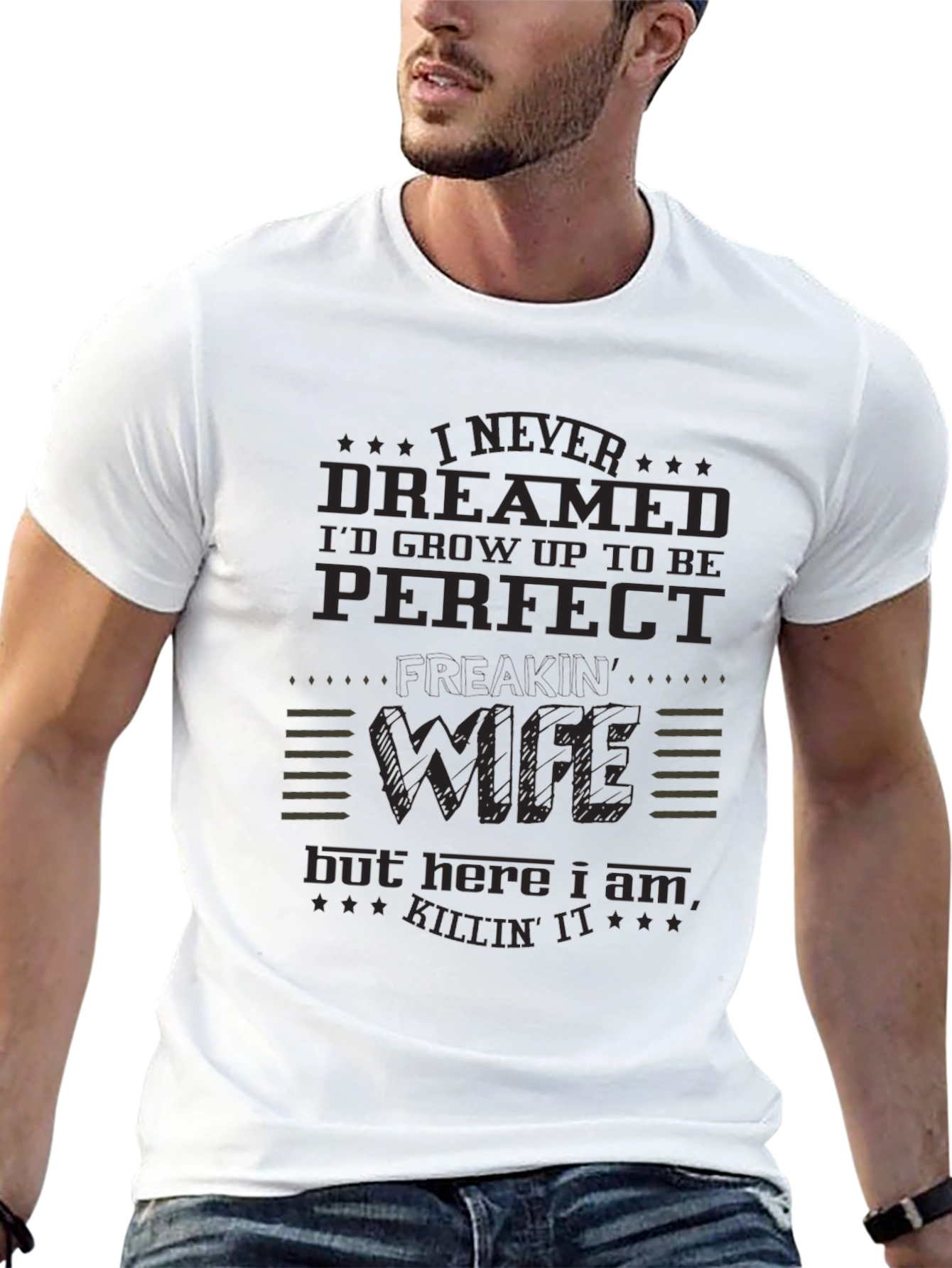 Perfect Wife Black Graphic Tee
