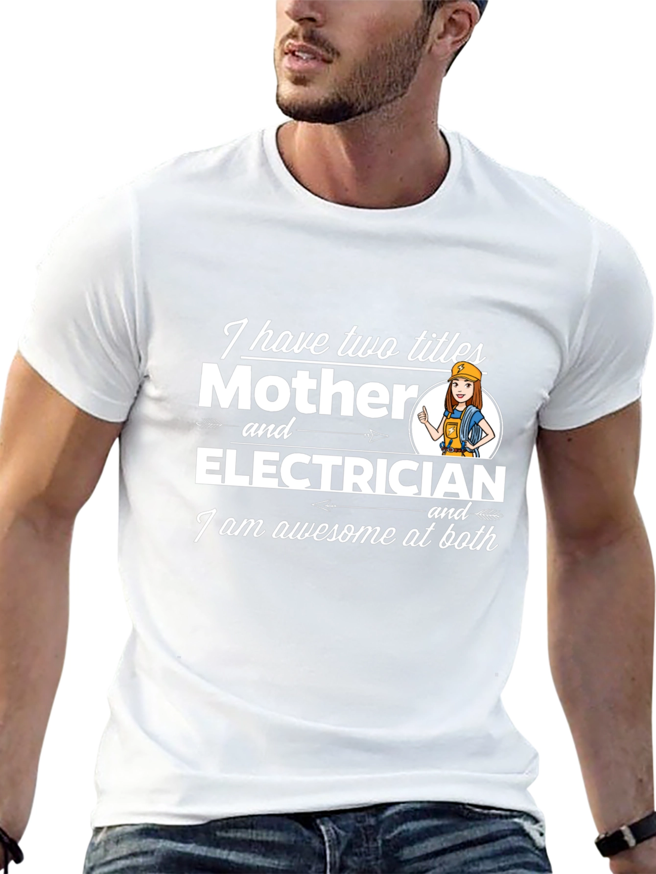 Mother and Electrician Awesome T-Shirt