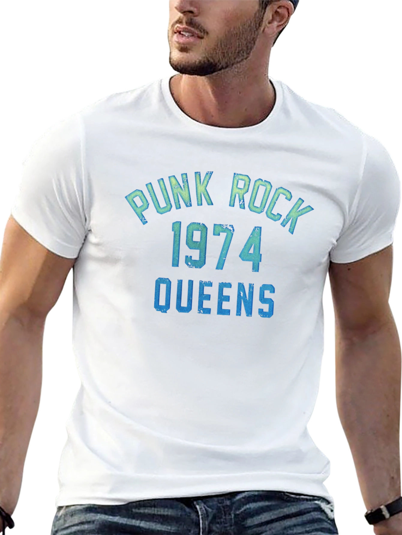 Punk Rock 1974 Queens Graphic Tee