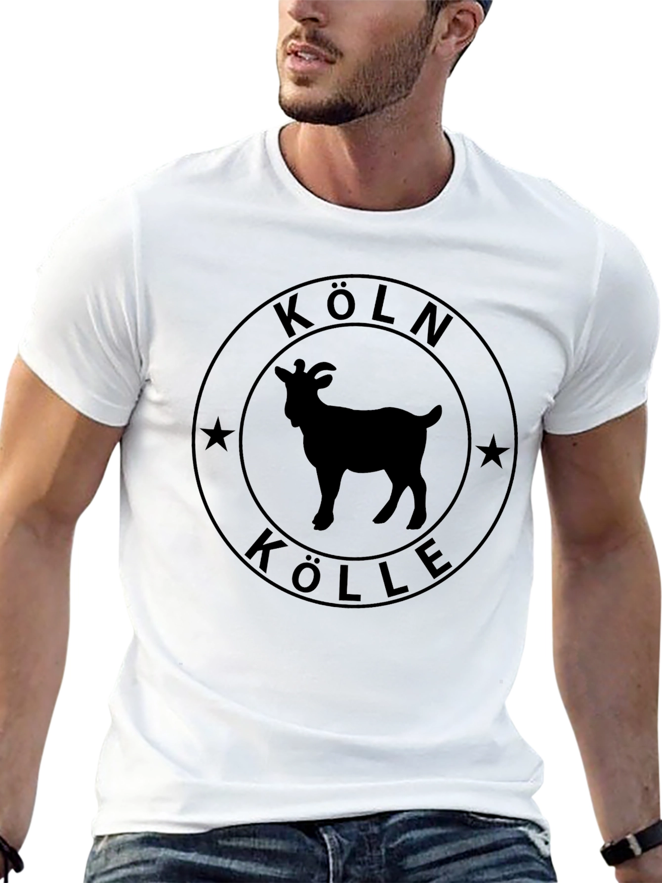 Köln Kölle Goat Graphic Tee - Black T-Shirt