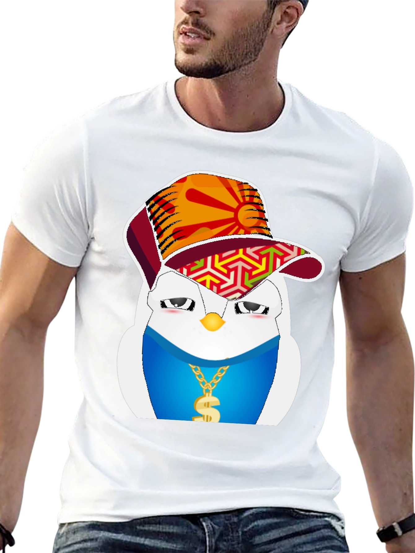 Cool Cartoon Owl T-Shirt