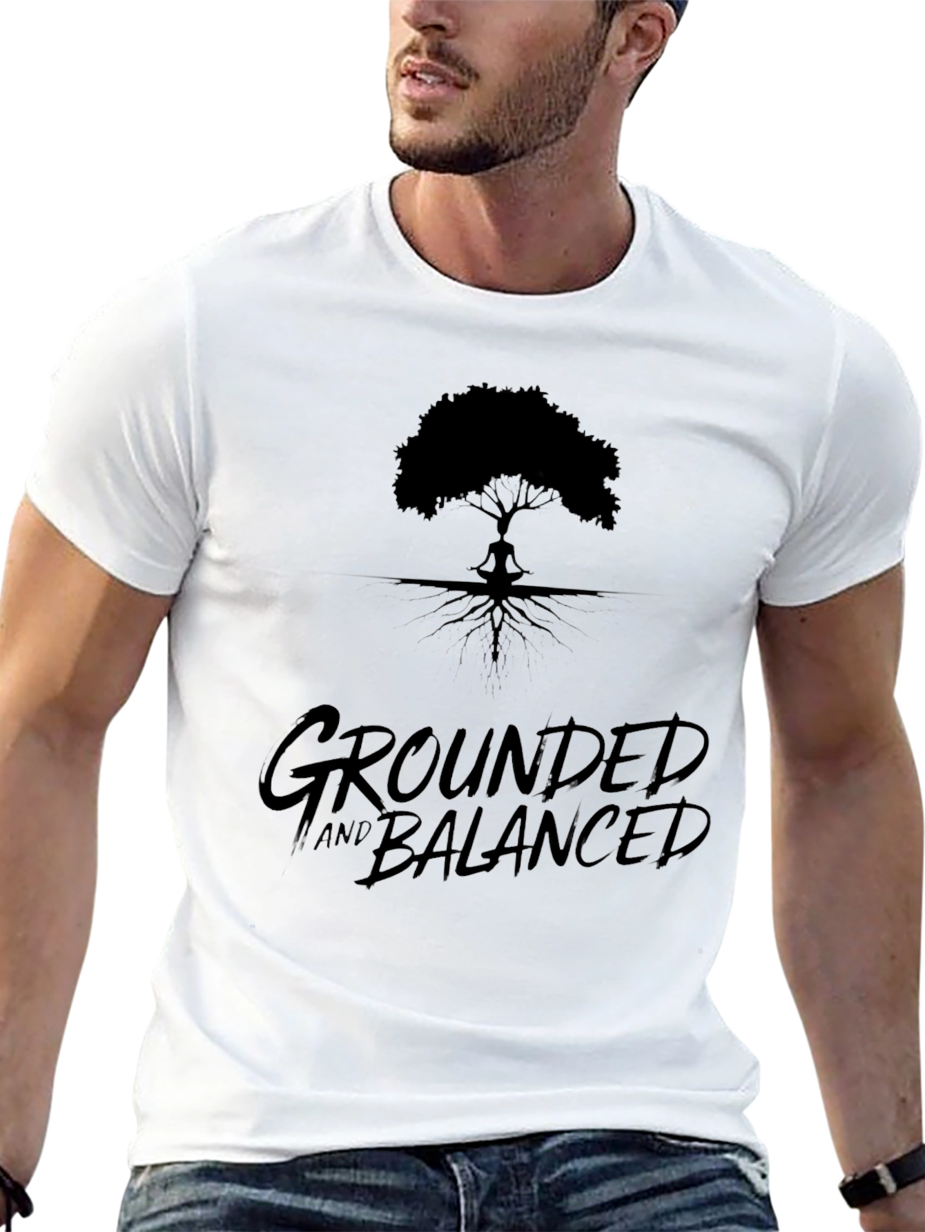 Grounded and Balanced Yoga Tree T-Shirt