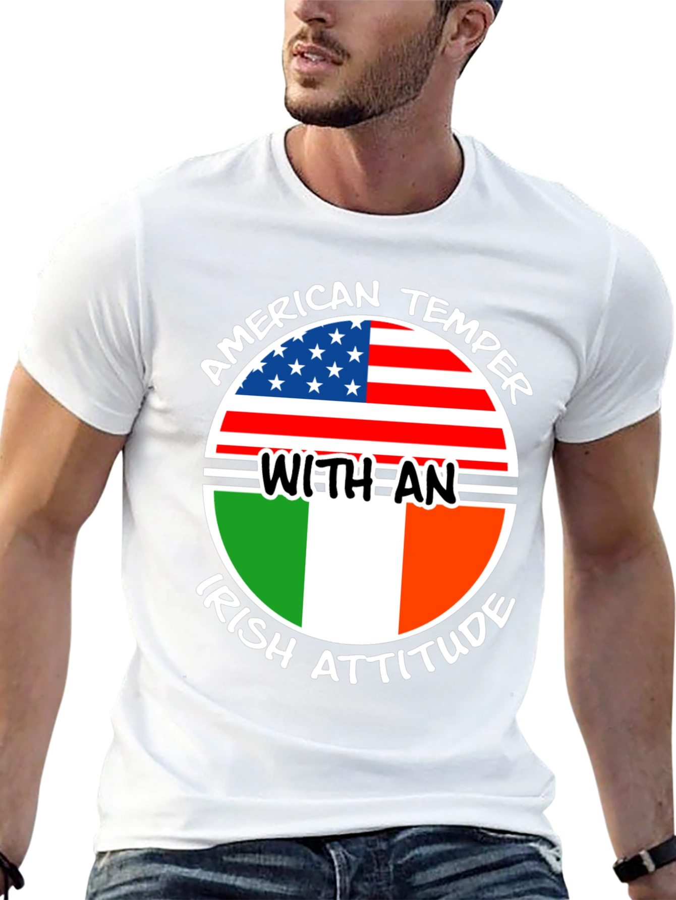 American Temper Irish Attitude Graphic T-Shirt