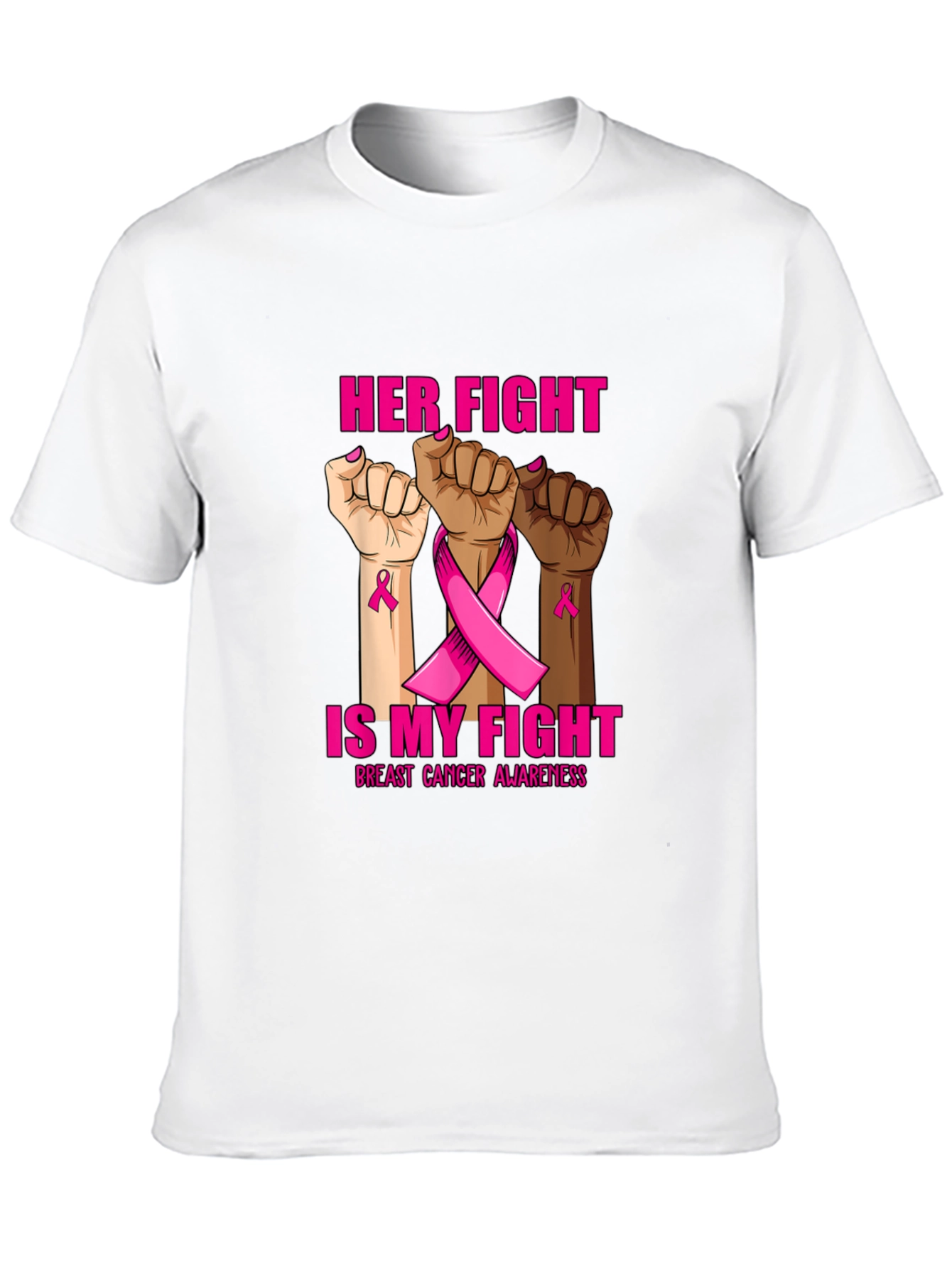 Breast Cancer Awareness Tee: Her Fight Is My Fight