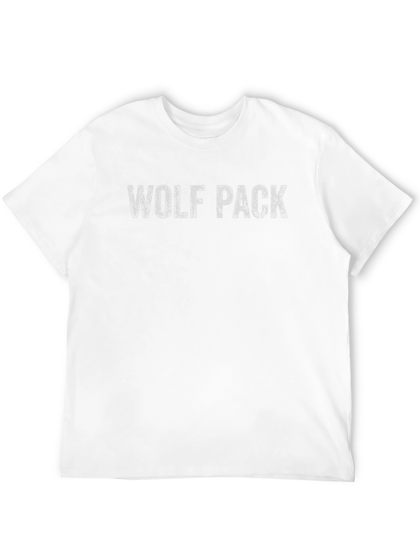 Wolf Pack Graphic Tee - Distressed Print