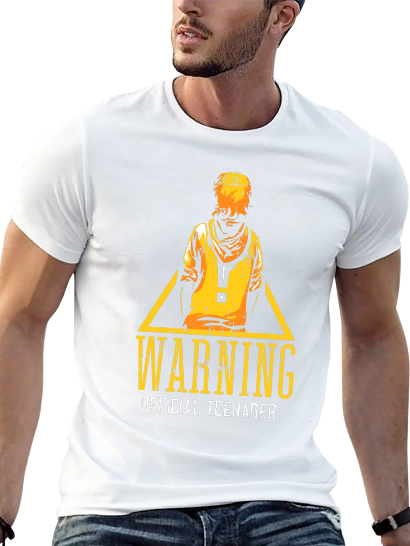 Warning Official Teenager Graphic T-Shirt