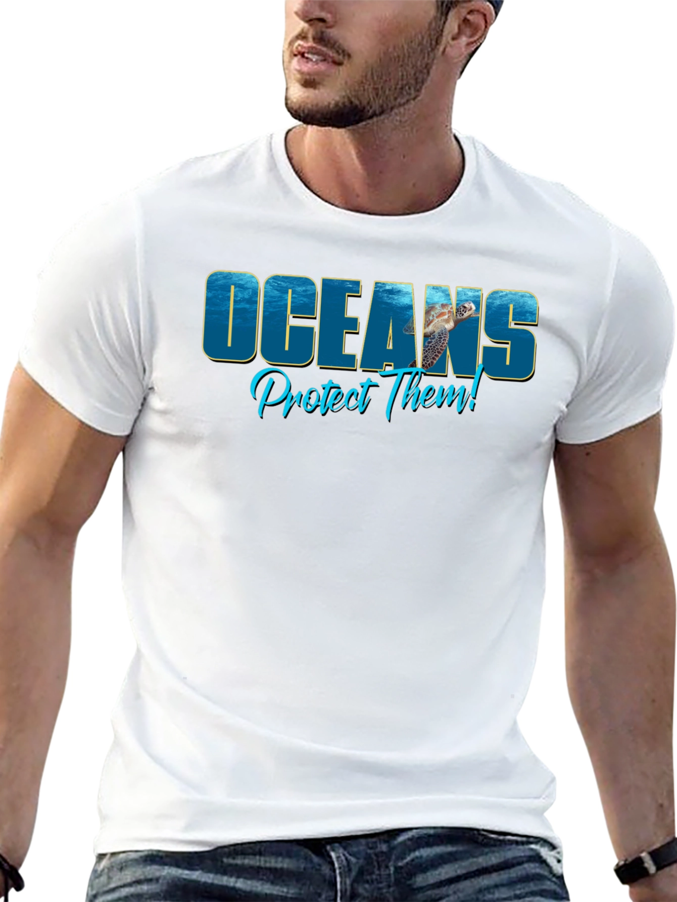 Oceans Protect Them Black T-Shirt
