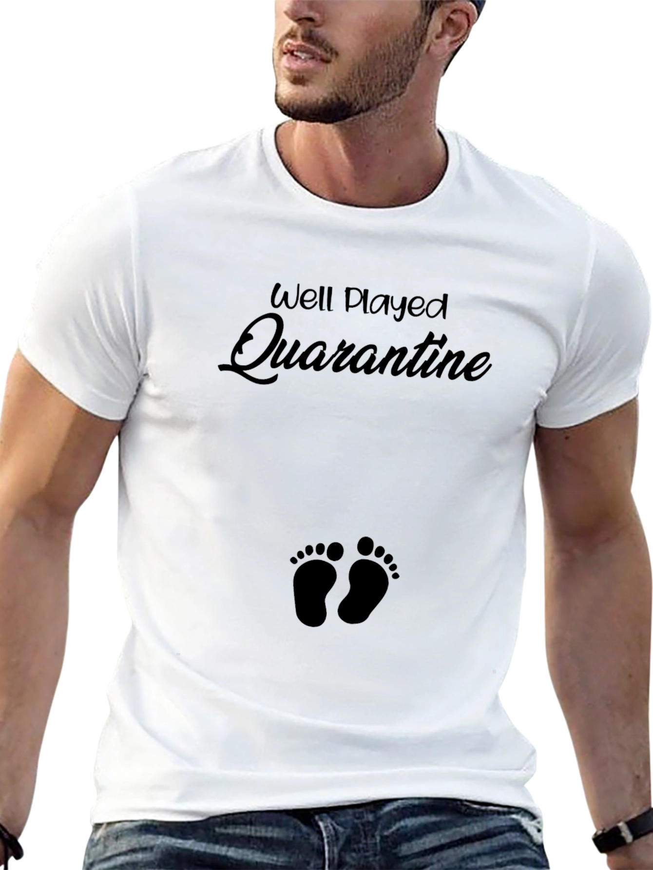 Quarantine Baby Announcement T-Shirt