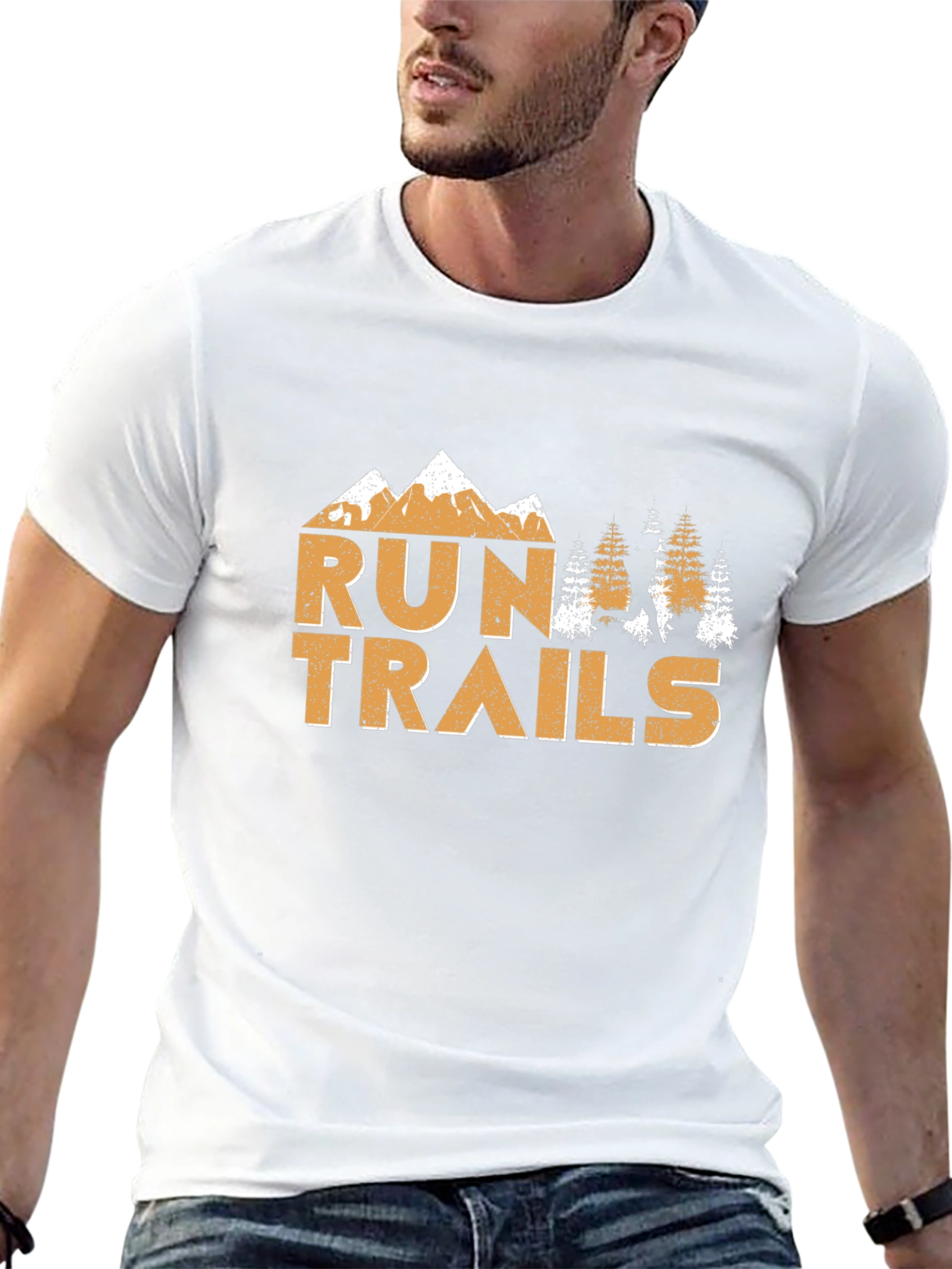 Run Trails Graphic Tee - Adventure Awaits!