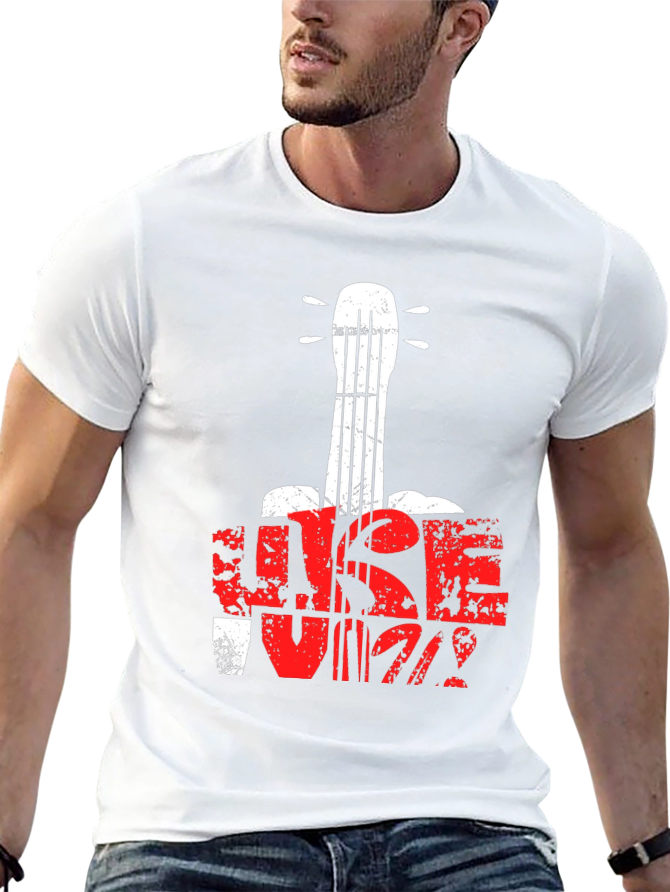 Guitar Jazz Graphic T-Shirt