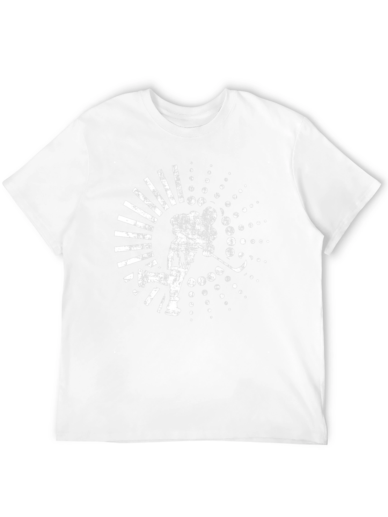 Hockey Player Graphic T-Shirt - Stylish and Sporty