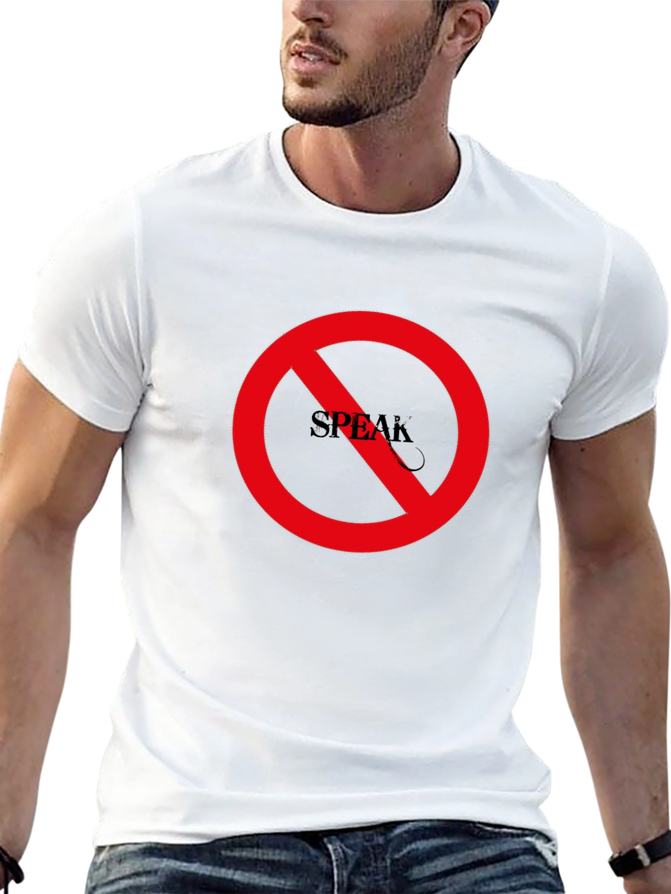No Speak T-Shirt - Express Yourself Without Words