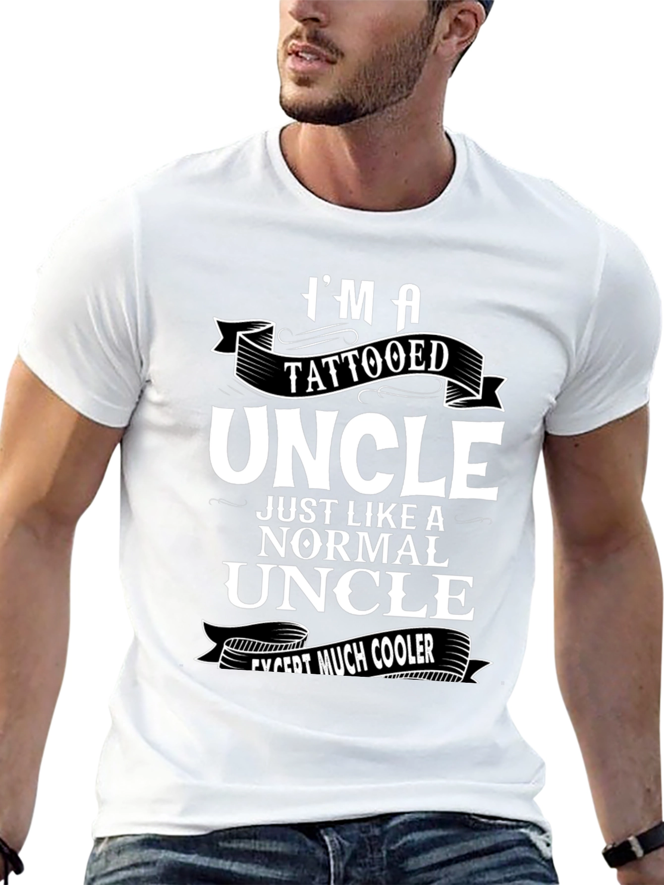 Tattooed Uncle Graphic T-Shirt