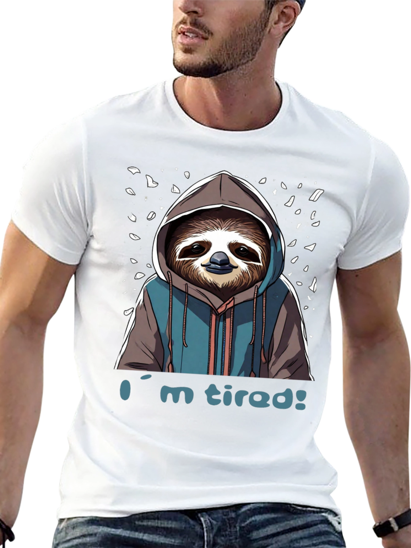 Im Tired Sloth Graphic T-Shirt