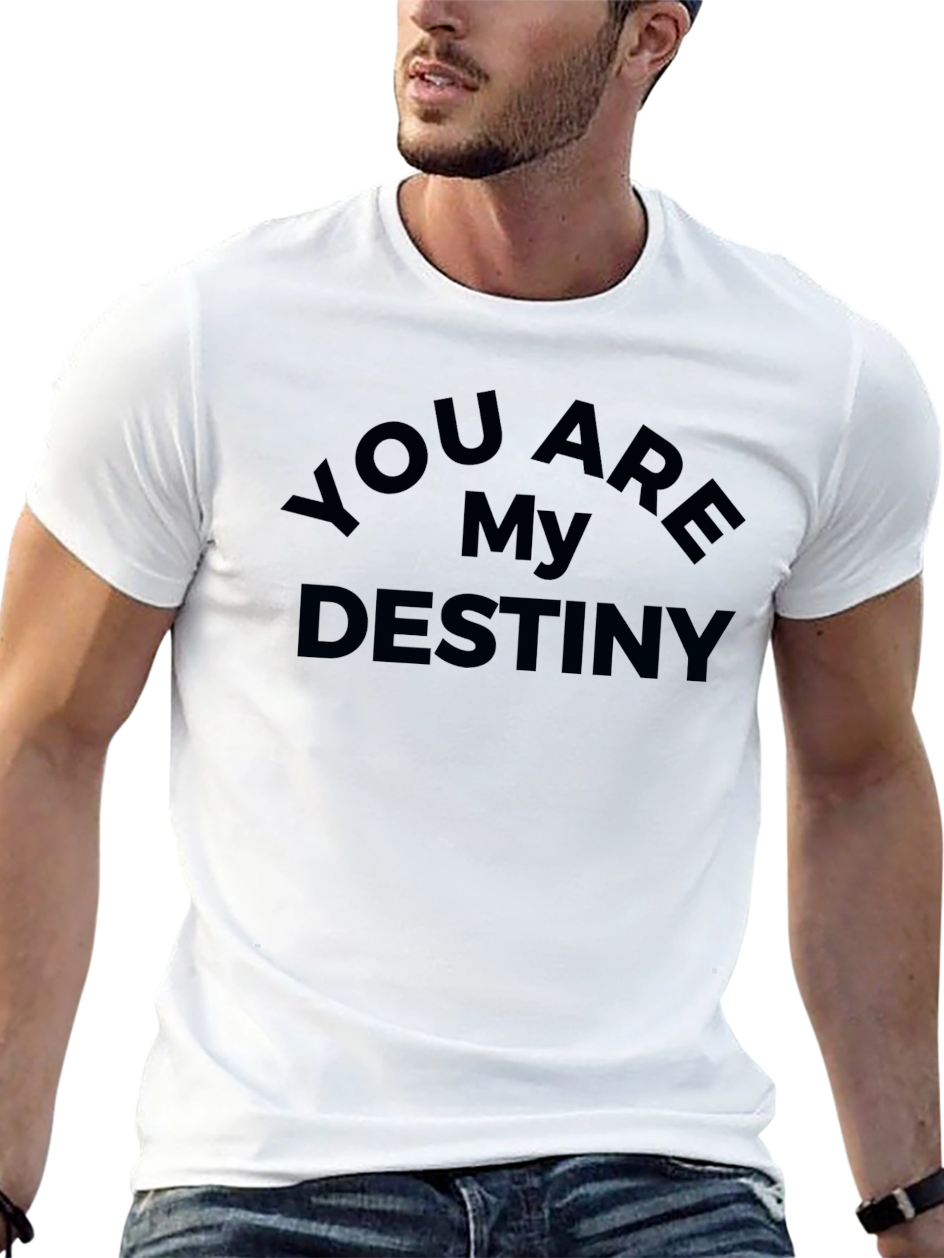 You Are My Destiny Graphic Tee - Black