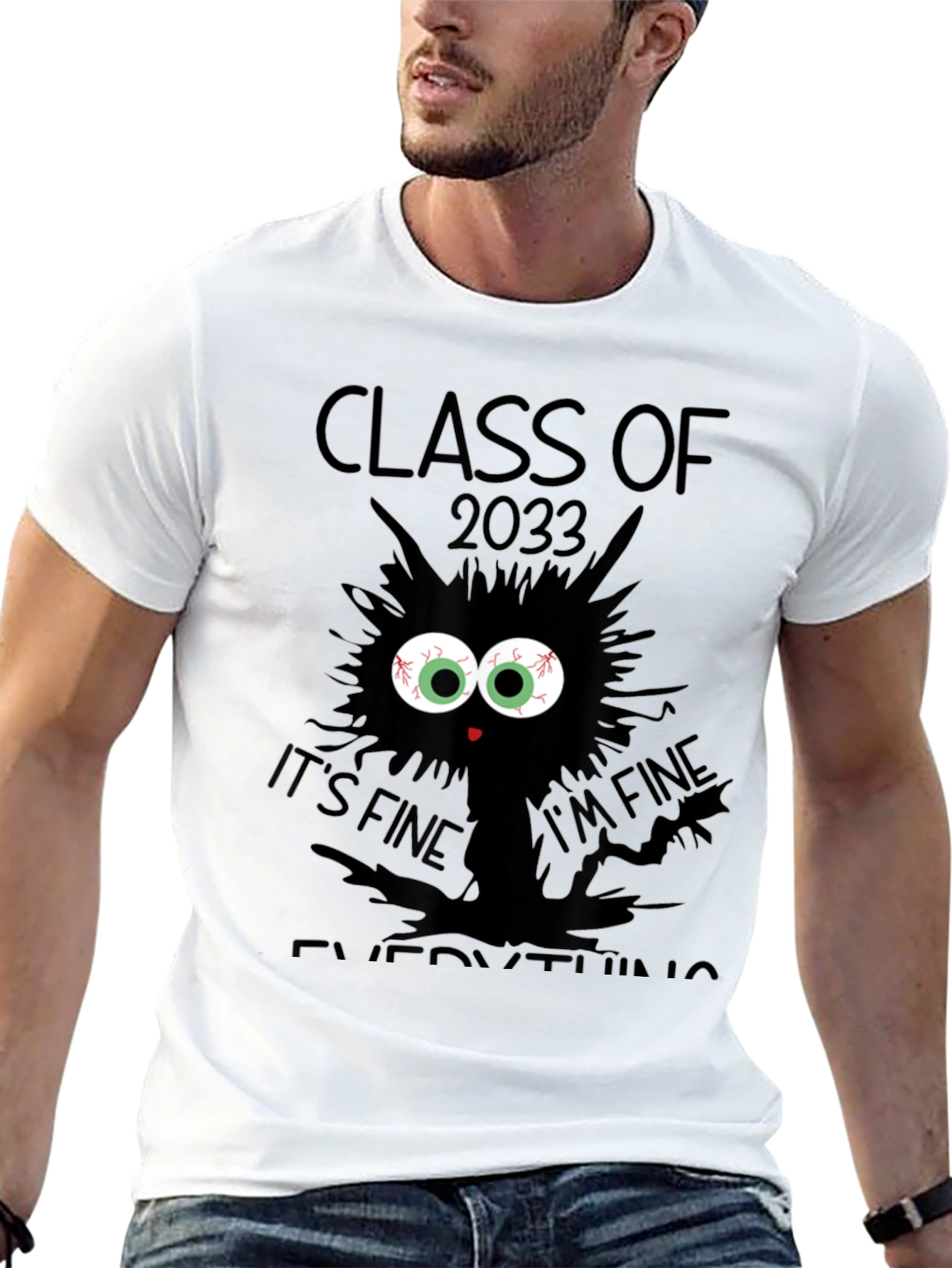 Class of 2033 Cat T-Shirt
