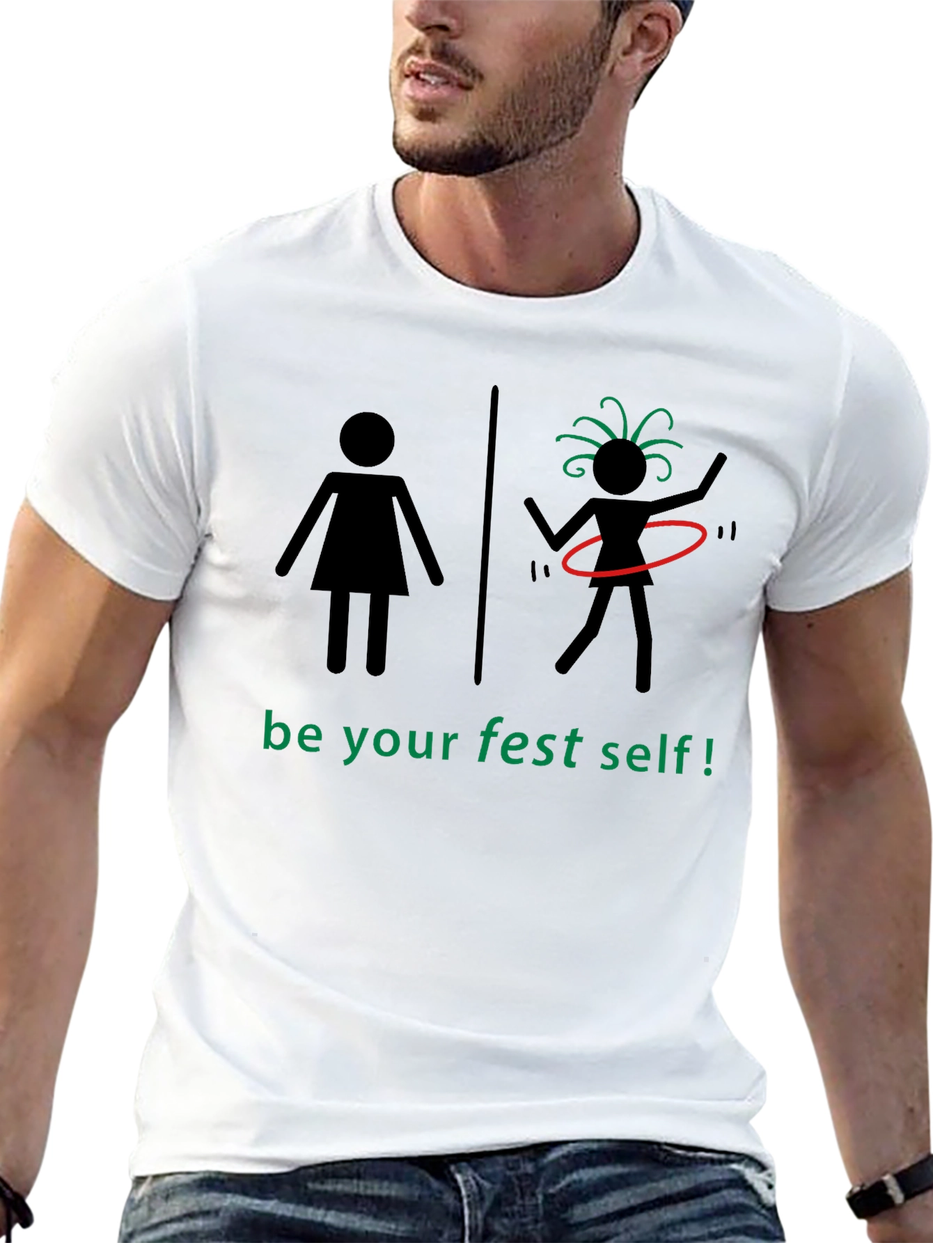 Be Your Fest Self Black T-Shirt