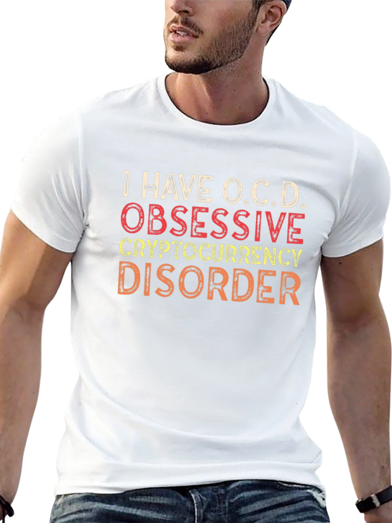 O.C.D. Cryptocurrency Disorder Graphic T-Shirt