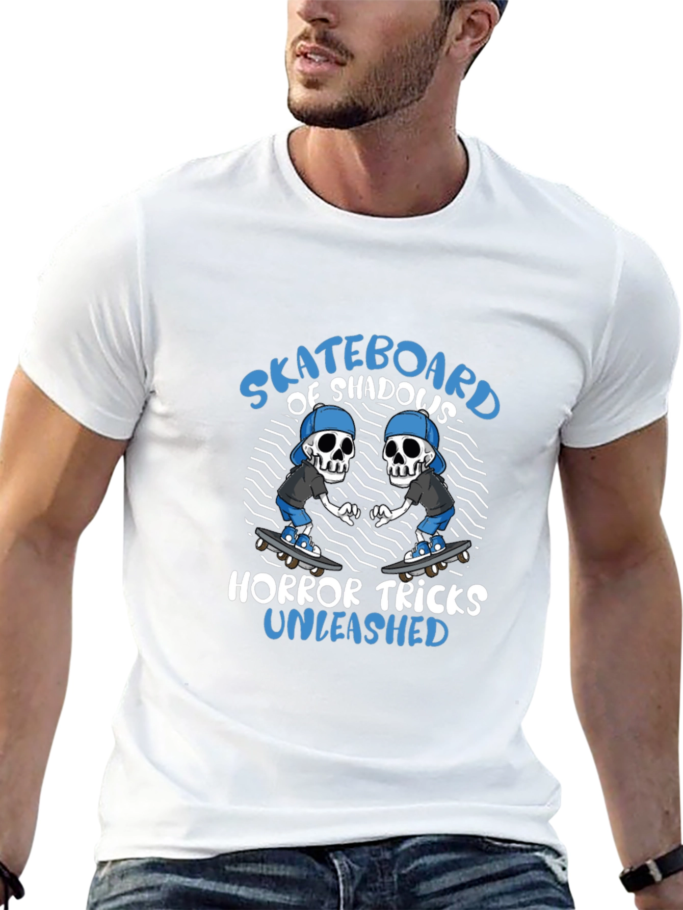 Skateboard of Shadows Graphic T-Shirt