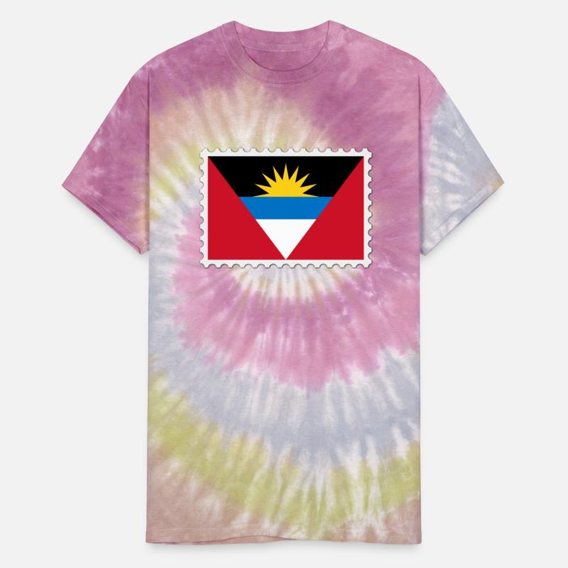 Antigua and Barbuda flag stamp