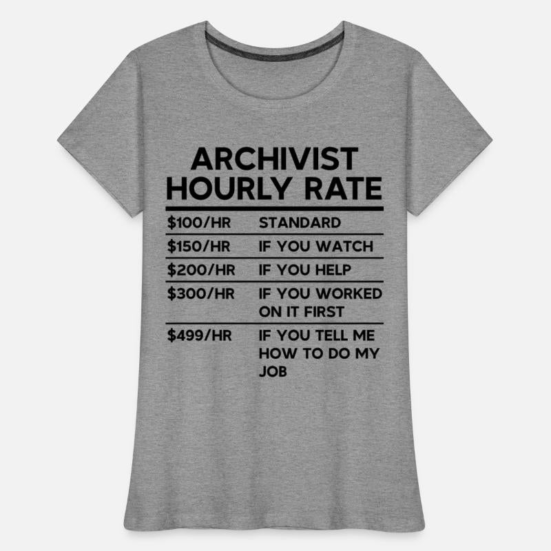 Archivist Hourly Rate