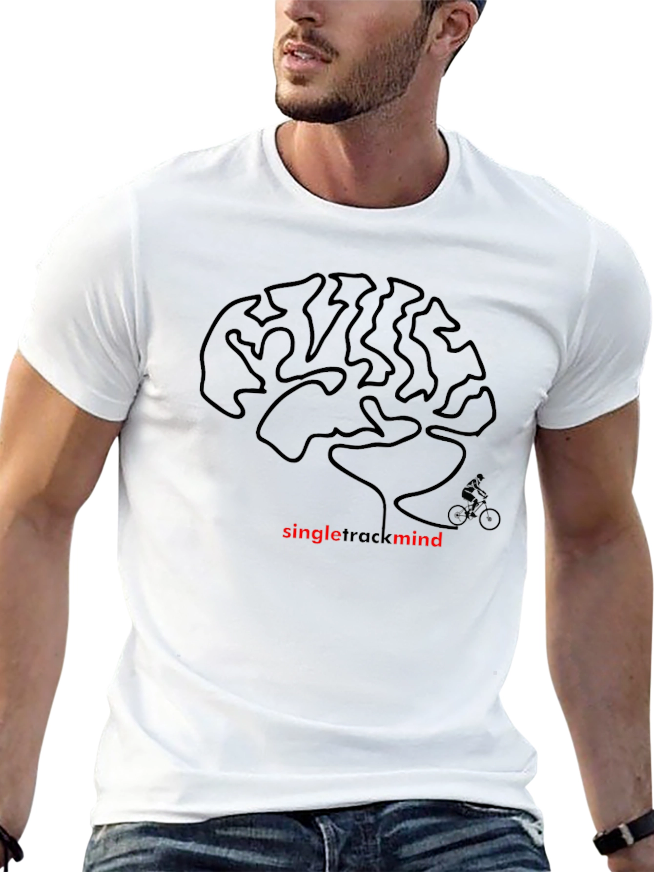 Single Track Mind Graphic Tee - Cycling T-Shirt