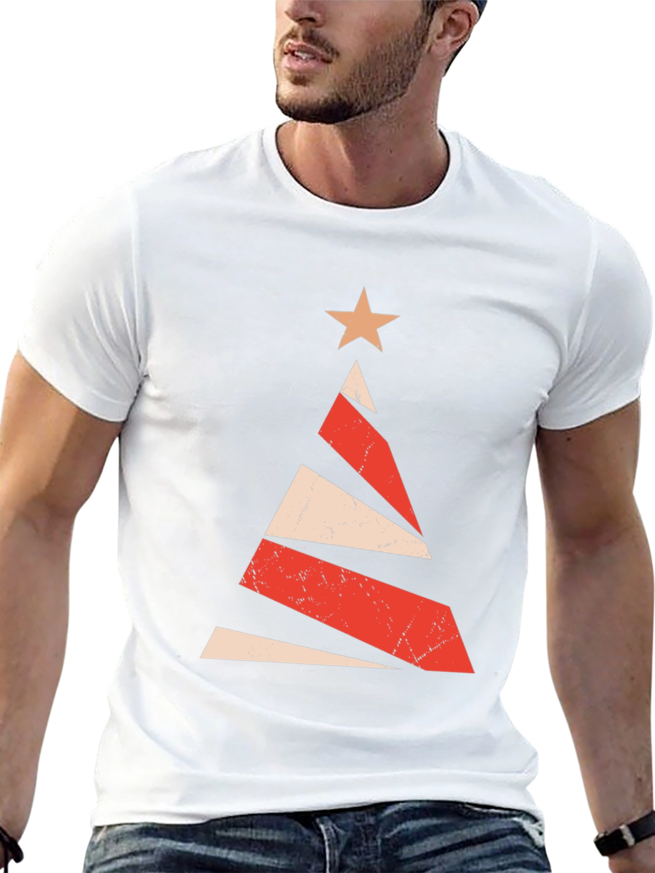 Retro Christmas Tree Graphic Tee