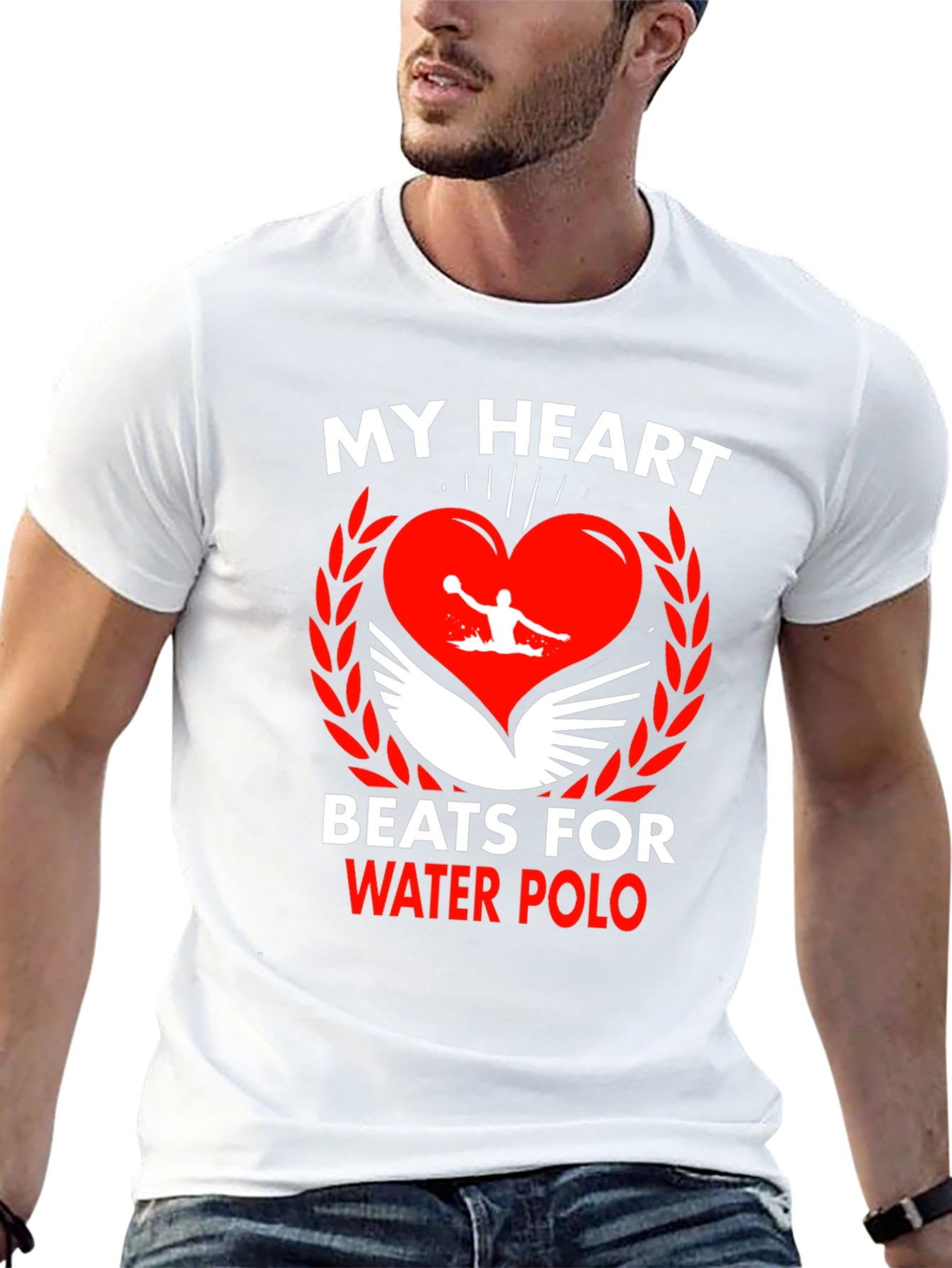 Water Polo Heartbeat T-Shirt