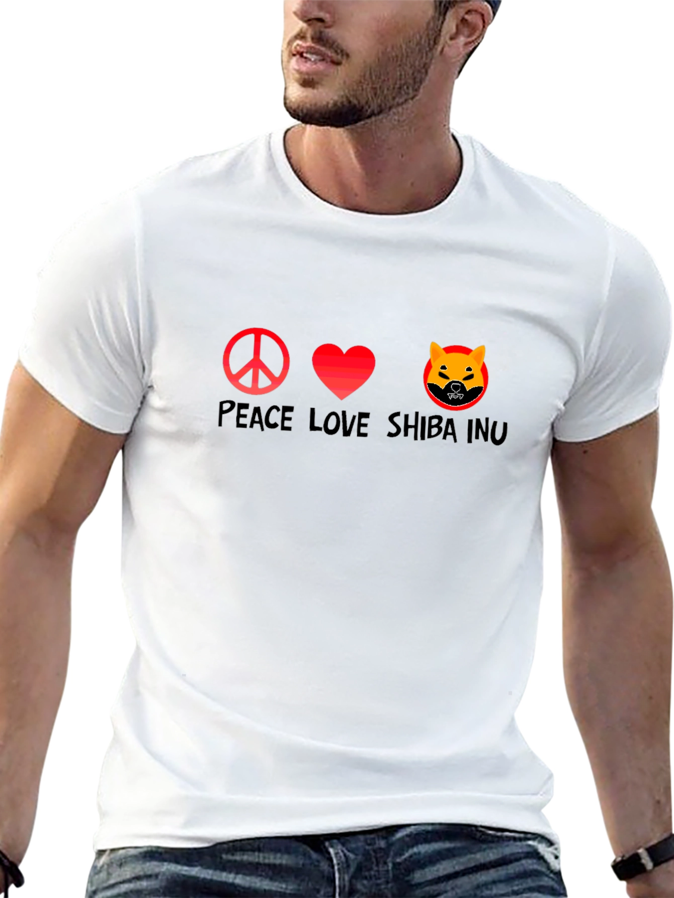 Peace Love Shiba Inu T-Shirt