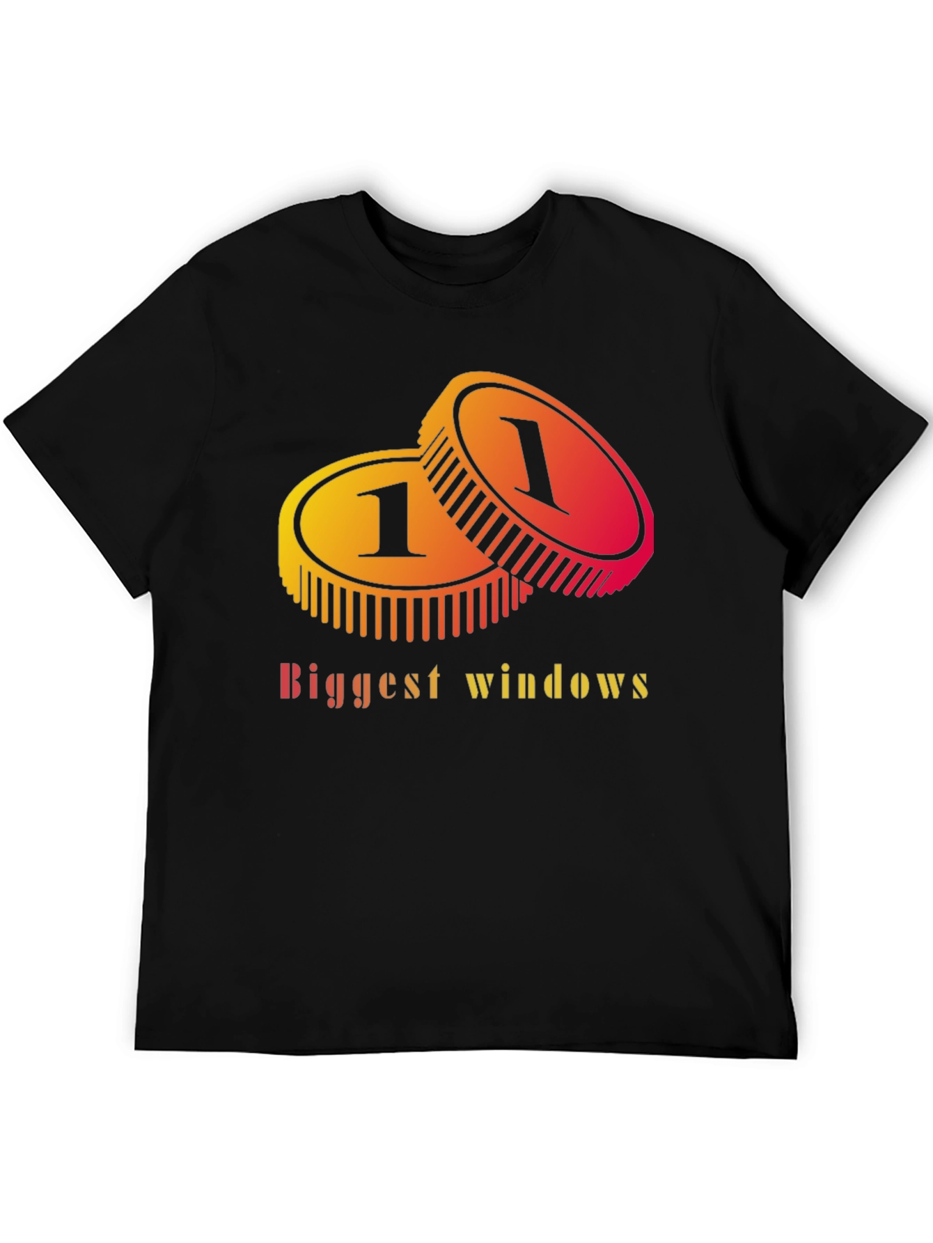 Biggest Windows One Coin Graphic T-Shirt