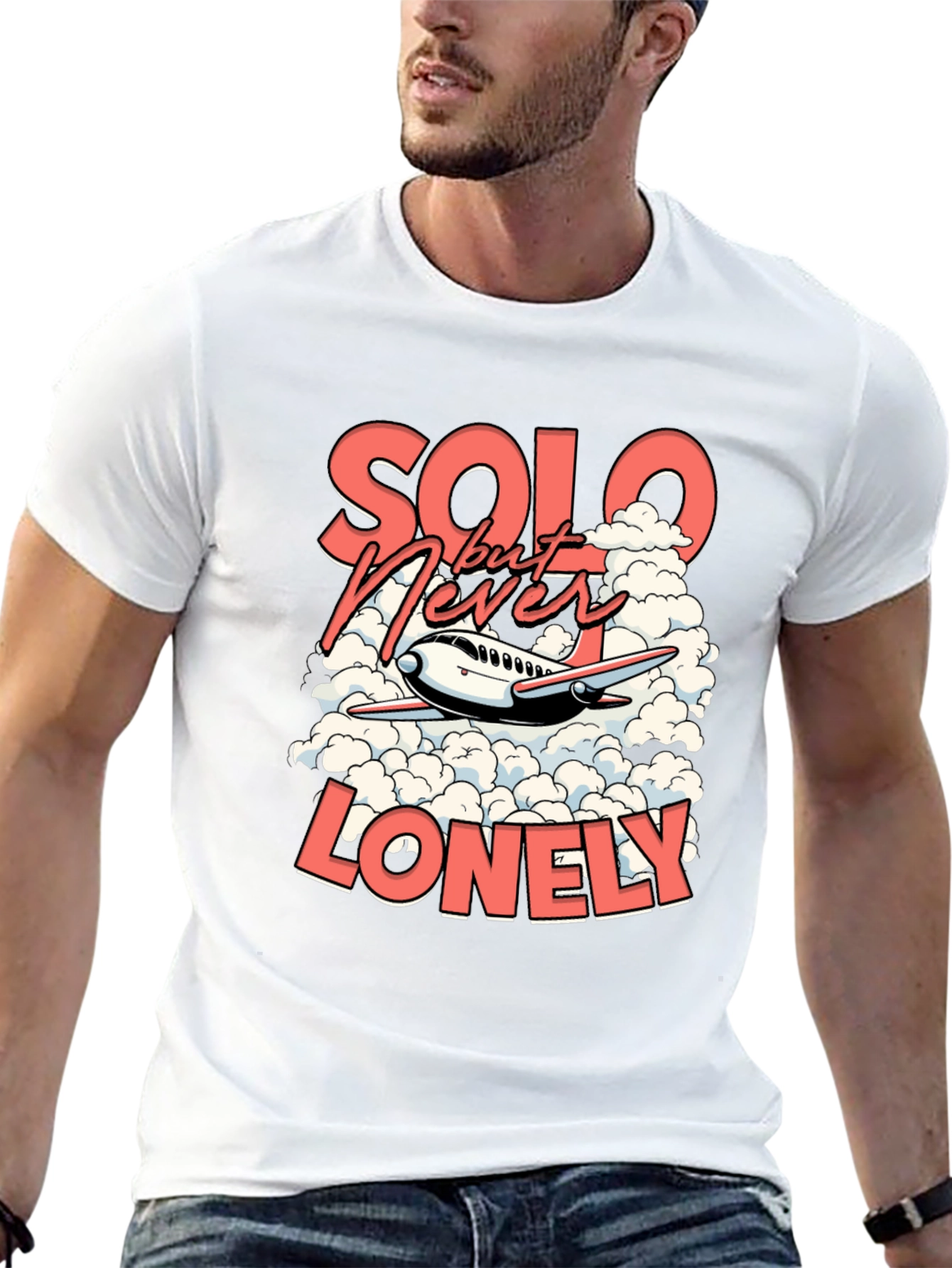 Solo But Never Lonely Graphic T-Shirt
