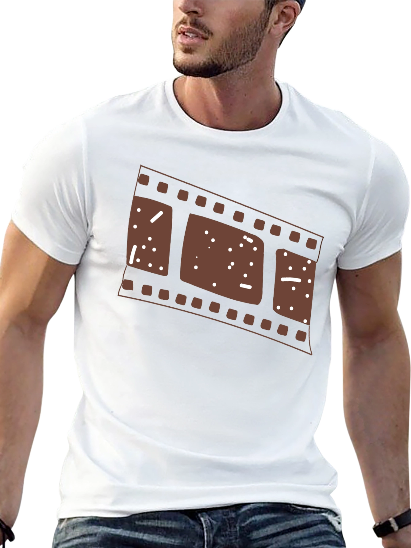 Film Strip T-Shirt - Retro Style