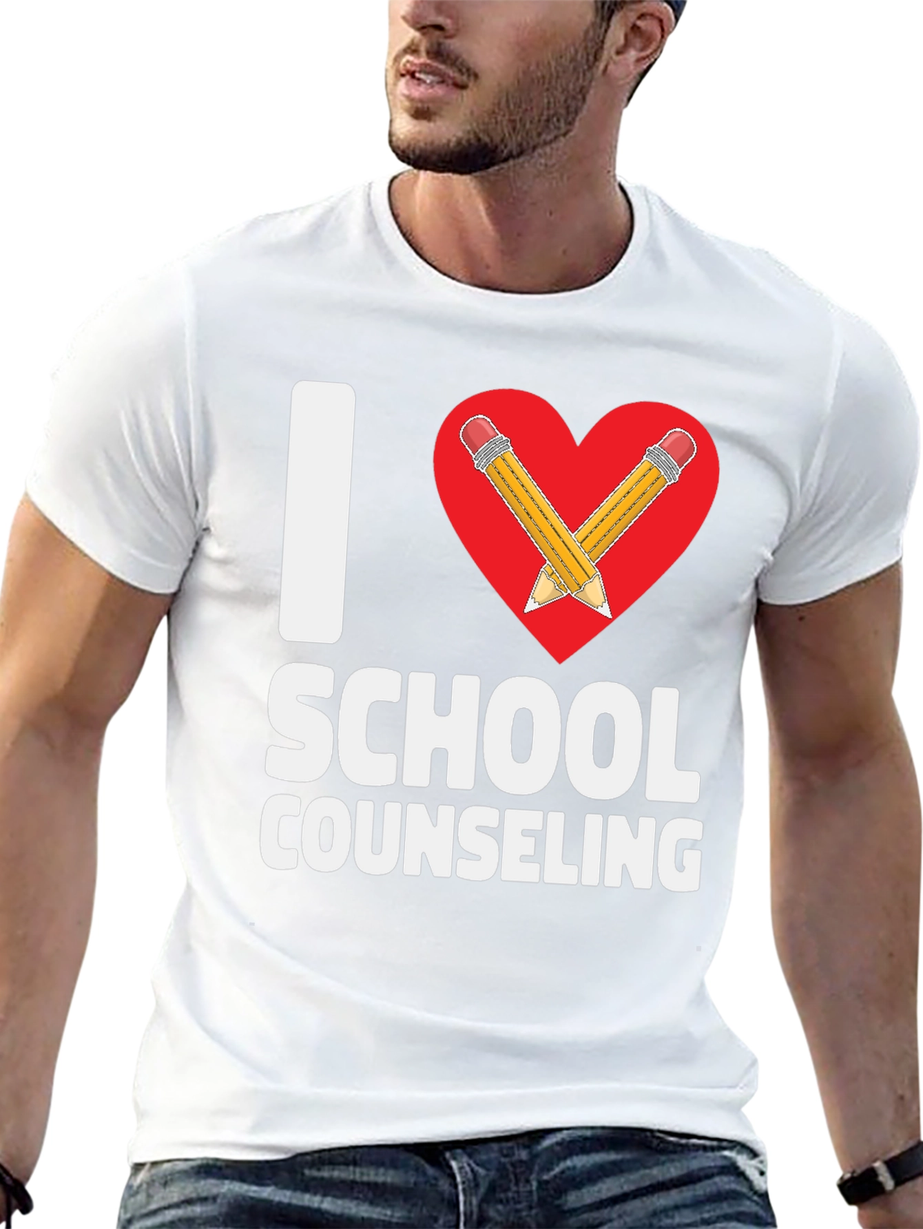 I Heart School Counseling T-Shirt