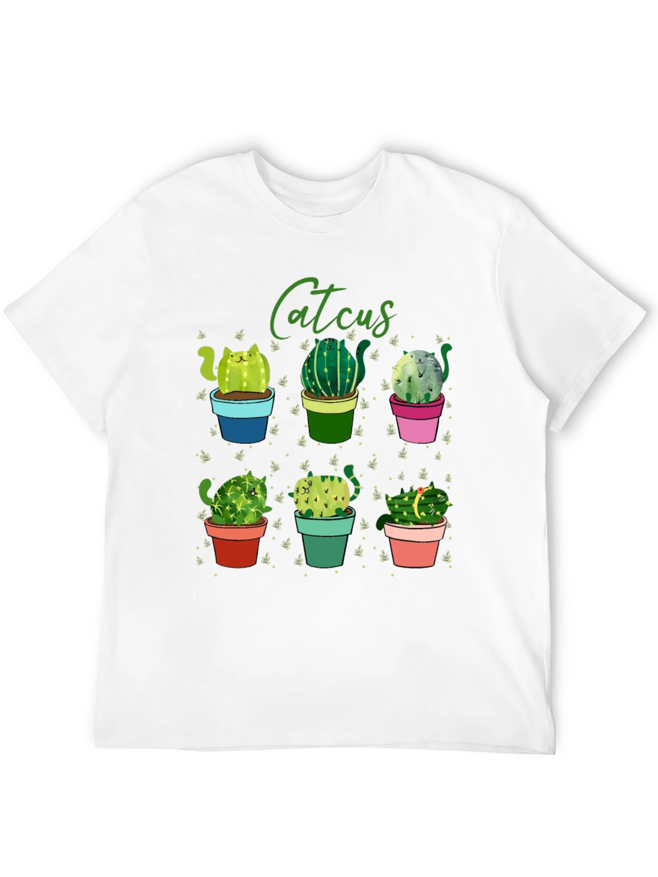 Catcus T-Shirt: Cute Cactus Cat Design