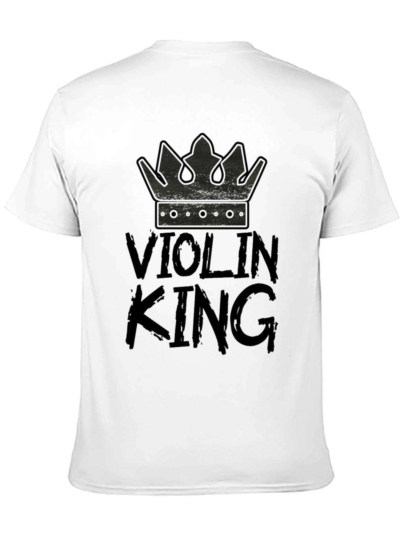 Violin King Graphic T-Shirt Music Lover Tee