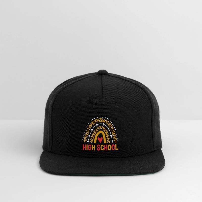 Back To School Leopard High School Rainbow