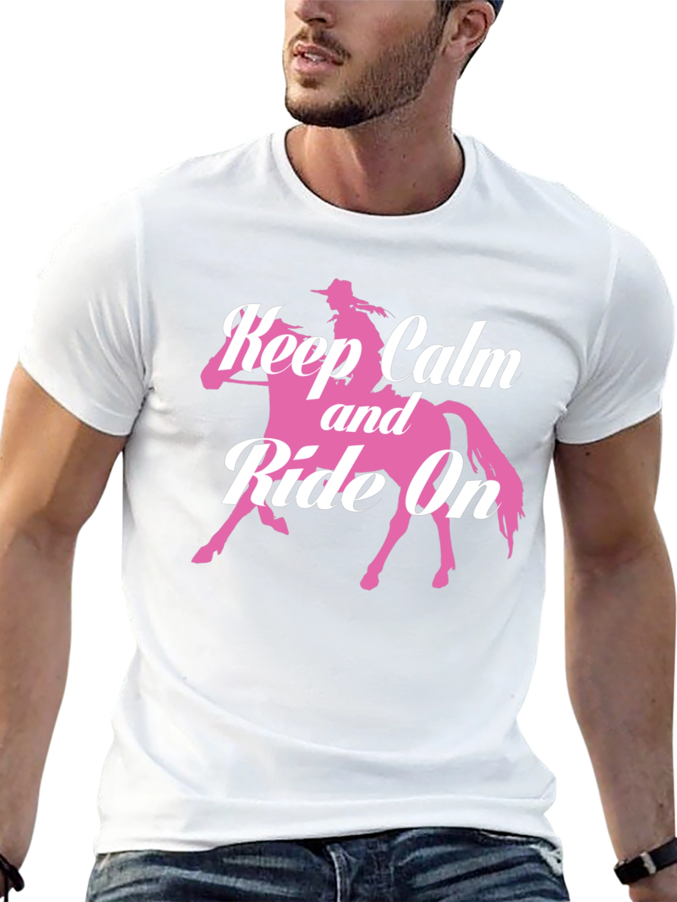 Keep Calm Ride On Graphic Tee