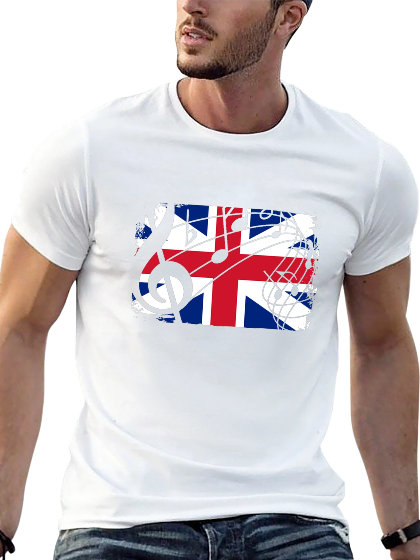 Union Jack Music Graphic Tee
