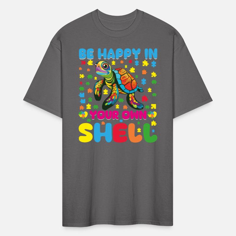 be happy in your own shell autism awareness