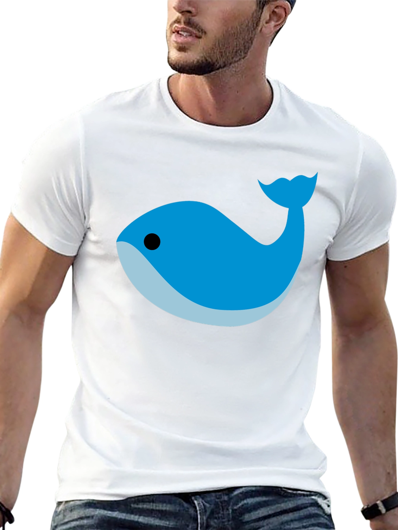 Whale Graphic Tee - Casual Comfort