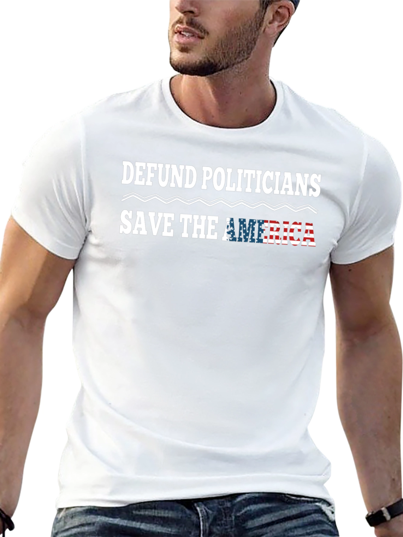 Defund Politicians Save America T-Shirt