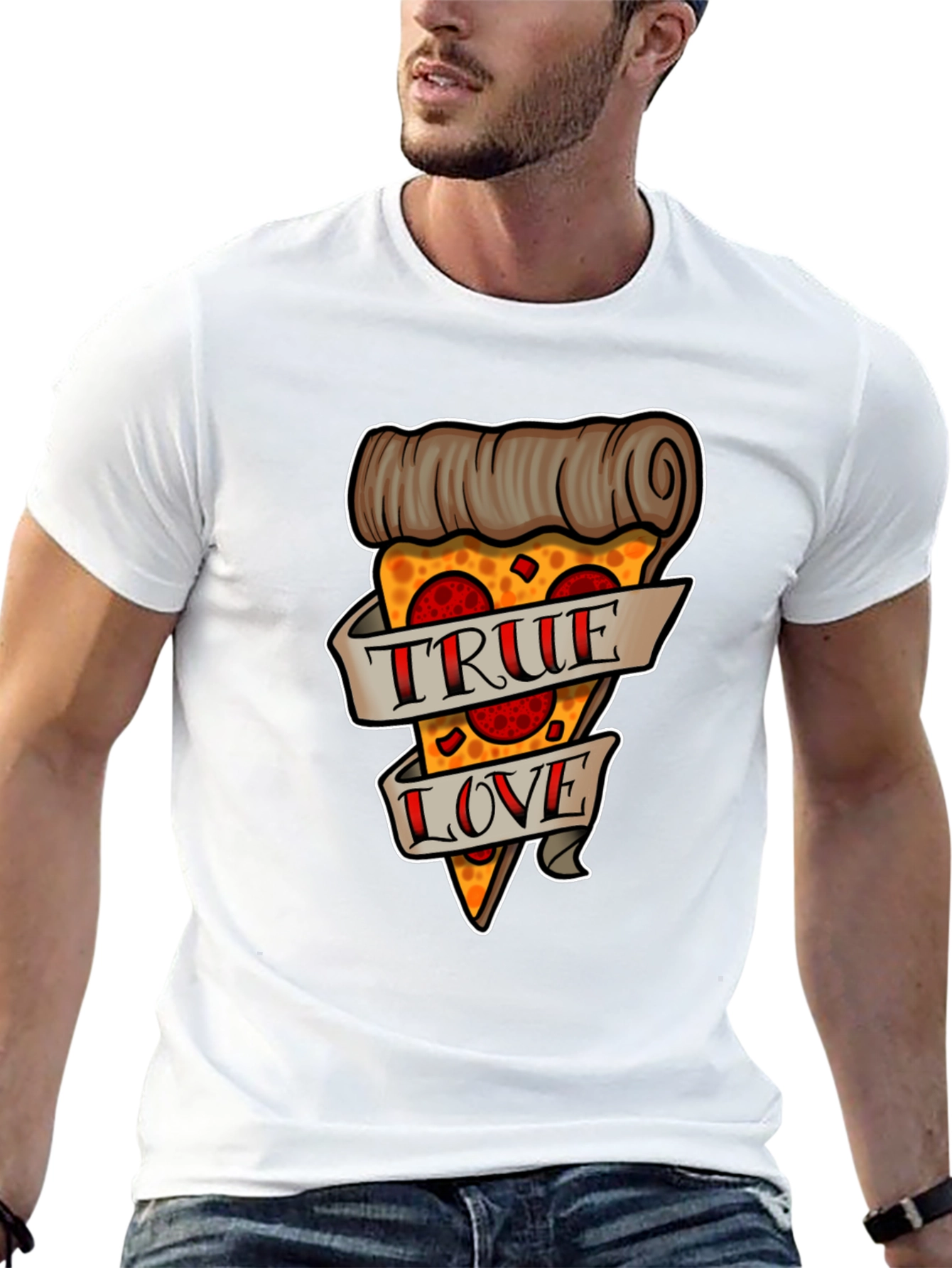 Pizza True Love Graphic T-Shirt